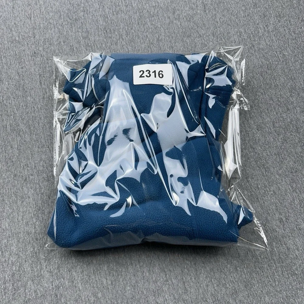 The North Face 1/4 Zip Pullover Men's Medium Fleece‎ Blue Lightweight